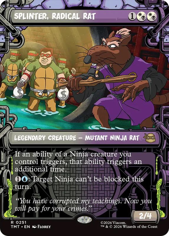 Splinter, Radical Rat (Showcase) (Foil)