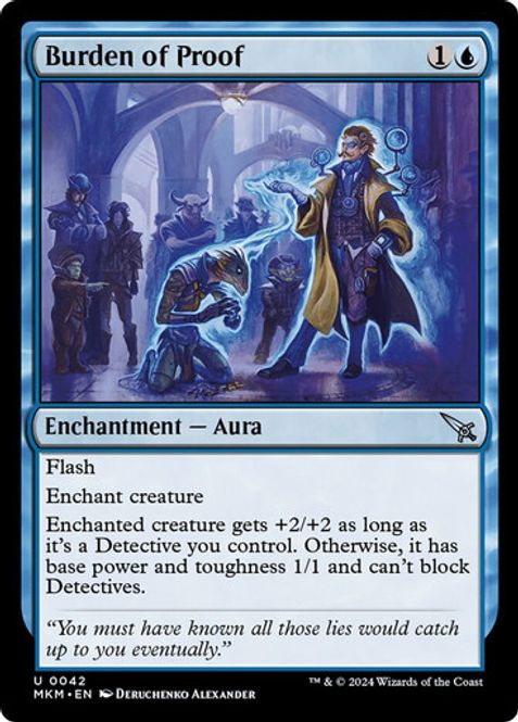 Hovedbilde Burden of Proof (Foil)