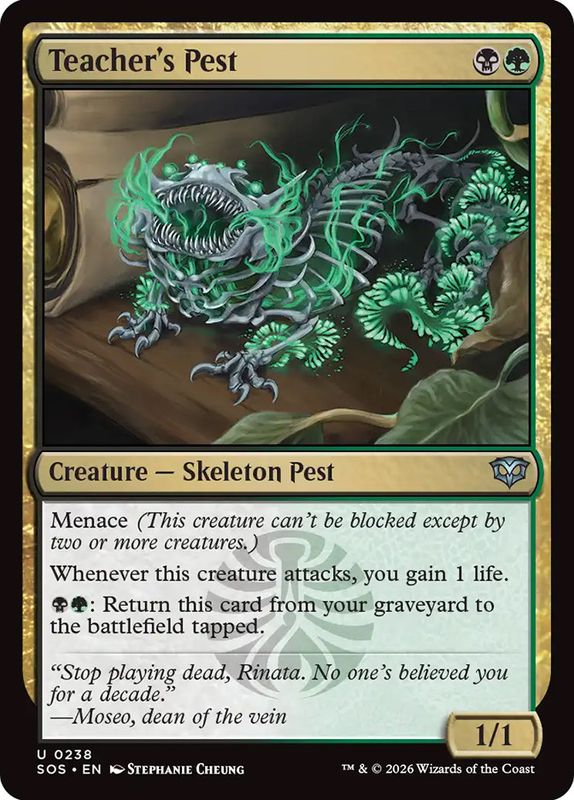 Teacher's Pest (Foil)