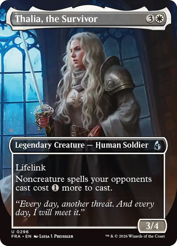 Thalia, the Survivor (Borderless) (foil)