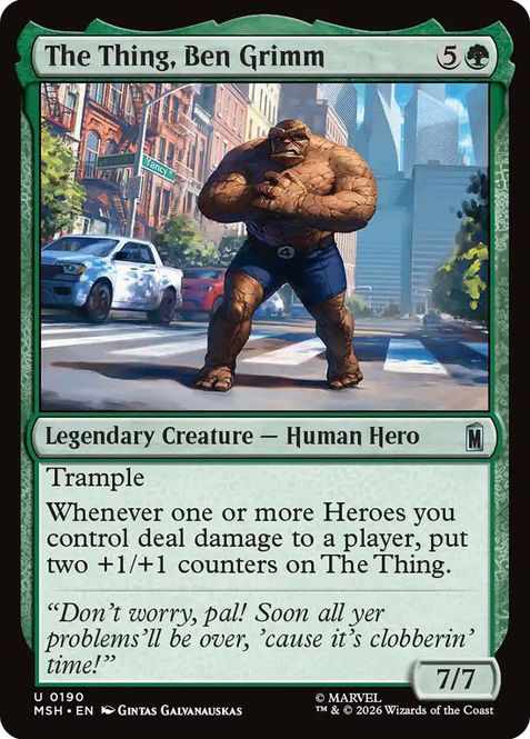 Hovedbilde The Thing, Ben Grimm (Foil)