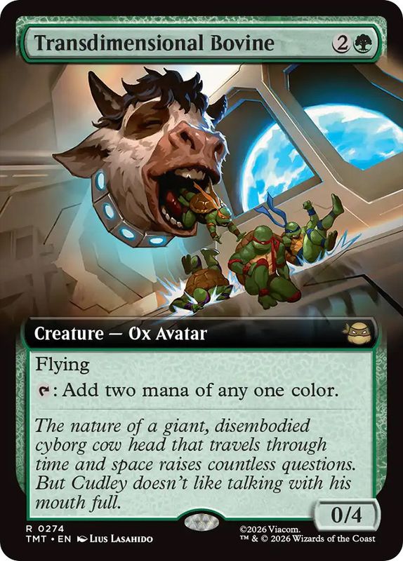 Transdimensional Bovine (Extended Art) (Foil)