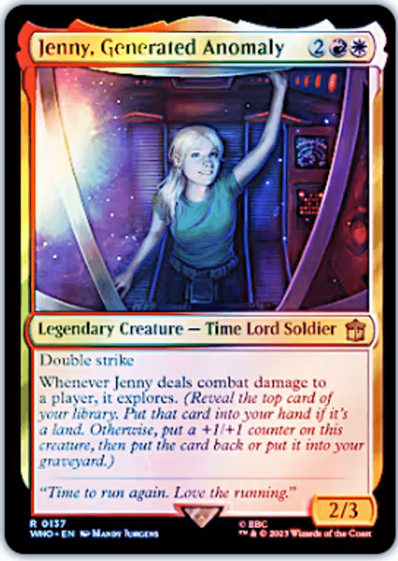 Jenny, Generated Anomaly (0137 - Traditional Foil)