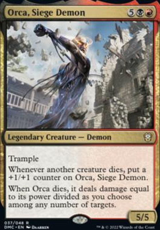 Orca, Siege Demon