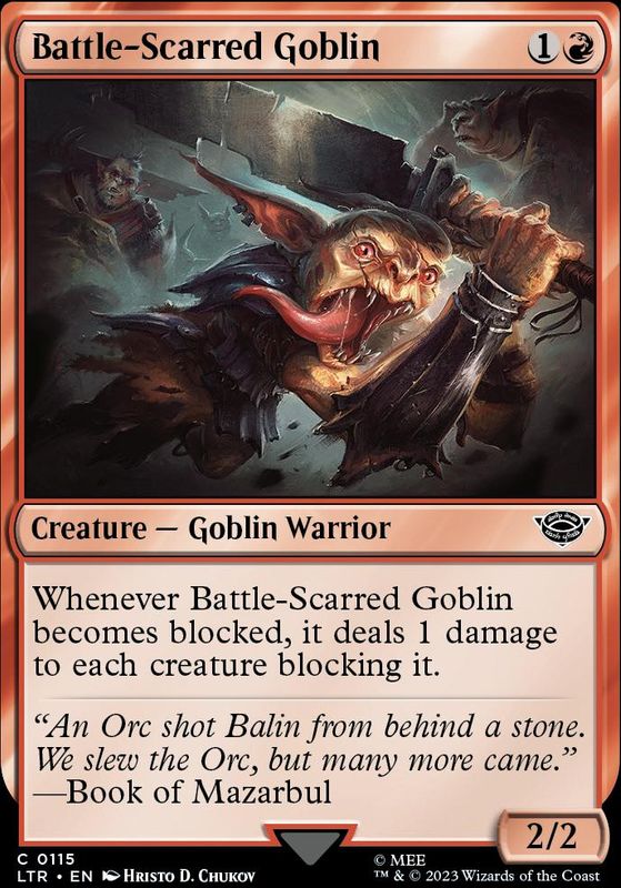 Battle-Scarred Goblin (foil)