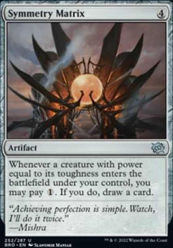 Symmetry Matrix (foil)