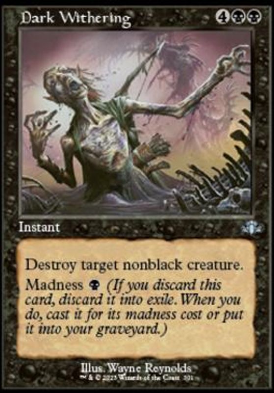 Dark Withering (Retro Frame) (foil)
