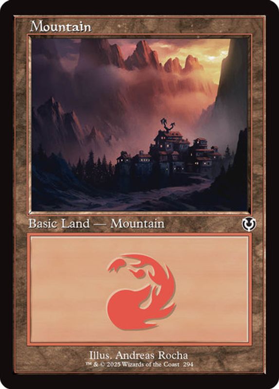 Mountain (#294) (Retro Frame) (Foil)