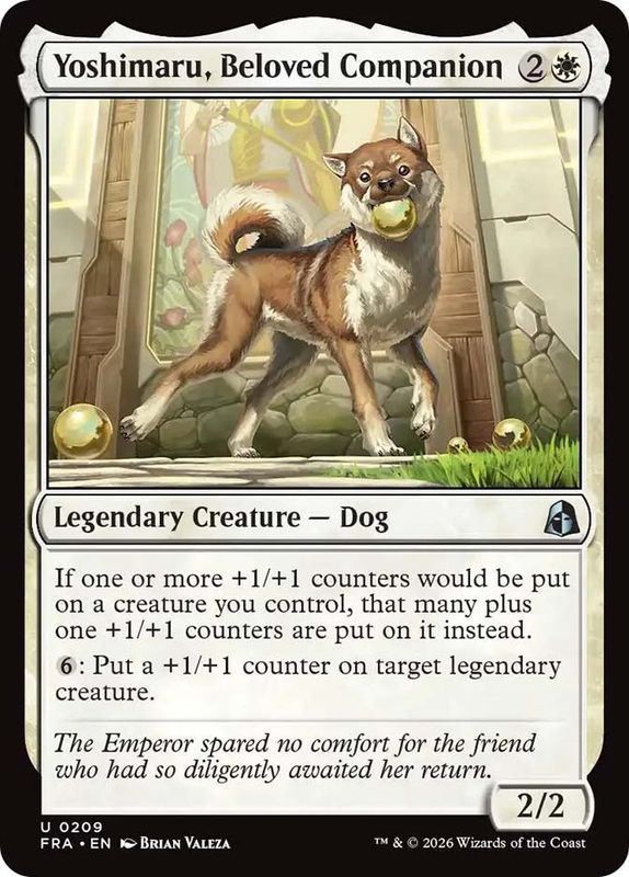 Yoshimaru, Beloved Companion (foil)