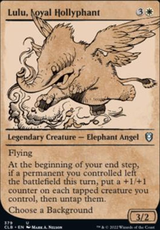 Lulu, Loyal Hollyphant (Showcase) (foil)