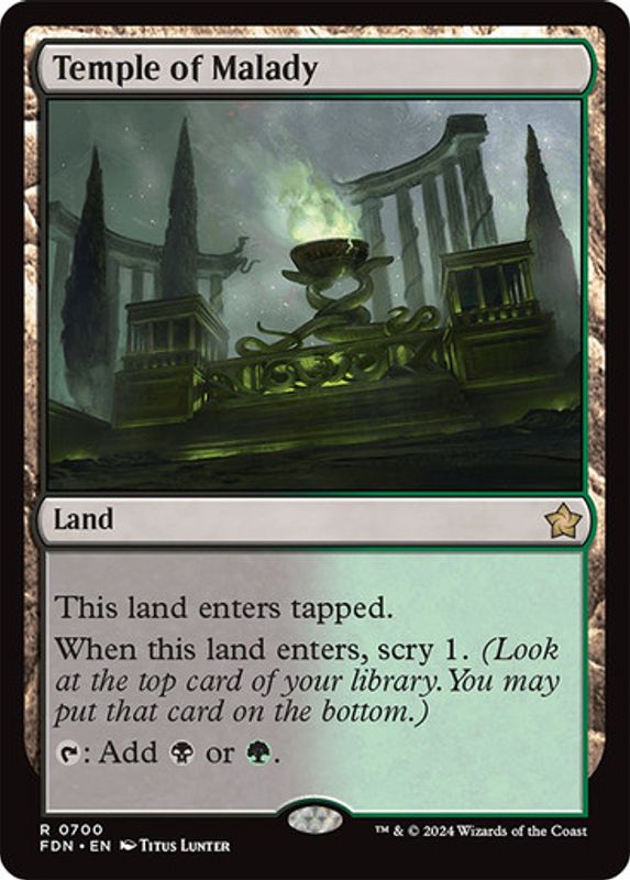 Temple of Malady (Foil)